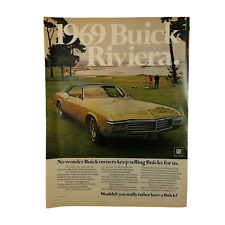 1968 Buick Riviera Vintage Print Ad Wouldnt You Really Rather Have A 1969 Buick picture