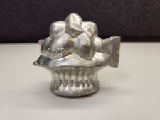 Vintage Schall & Co Pewter Fruit Basket Mold #143 For Ice Cream Chocolate picture