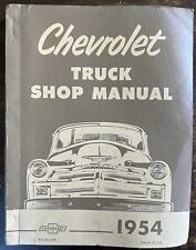 1954 Chevrolet Truck Shop Manual General Motors Original picture