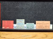Vintage 1940s Motorcycle Racing Tickets Speedway Harley Indian Models Wv Ohio picture