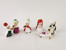 NAPCO Miniature Nativity Set Christmas Jesus Holy Family Wisemen Bone China picture