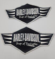 Set of 2 Harley-Davidson Shop of Rochester sew on patches picture