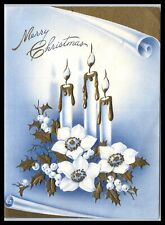 Vintage Christmas Card - Merry Christmas - Opens  picture