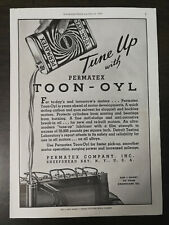 Vintage 1939 Permatex Penetrating Oil Full Page Original Ad 1221e picture