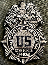 DEA special edition Task Force Officer ThirdGEN SILVER + hook patch - Very Rare picture