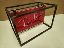 RAY-BAN genuine since 1937 Double Sided Metal/Plexi Counter Display New In Box picture