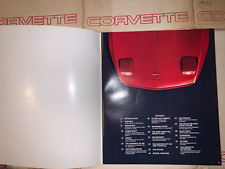 Lot of 10 Vintage 1985 Chevrolet Corvette Dealer Brochures Deluxe Catalog picture