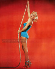 Vintage 1950s MARILYN MONROE Sexy Rope PIN-UP 8x10 Photo * Cheesecake Beautiful picture