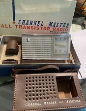 Vintage Red Channel Master 6506 AM 6 Transistor Portable Radio box& accessories picture