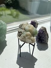 Beautiful Indian Stilbite With Green Apophyllite Crystal US Seller picture