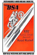 11x17 POSTER - 1957 BSA 650 Cc Twin Super Sport Speciale Road Rocket picture