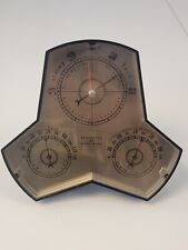 Vintage Texaco Barometer Thermometer Weather Station by Honeywell Type N9A USA picture