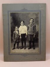 Antique Cabinet Photo 3 Dashing Young Brothers 1890s Early 1900s Texas picture