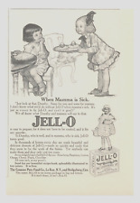 1913 JELLO gelatin dessert antique PRINT AD little girls JELL-O recipe offer picture