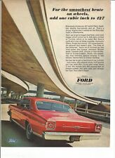 Original 1966 Ford Galaxie 7 Litre vintage print ad:  add one cubic inch to 427 picture