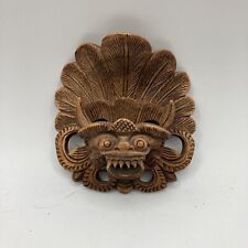 Beautiful Hand Carved Balinese Barong Wall Mask, 