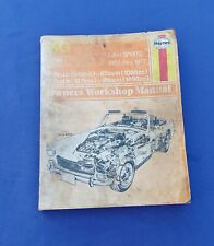Haynes MG Midget & AH Sprite Owners Workshop Manual 1958 Thru 1977  picture