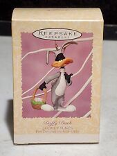 NRFB Vintage 1996 Hallmark Keepsakes Easter Ornament Daffy Duck Looney Tunes picture