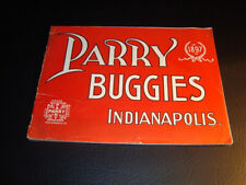 Circa 1897 Parry Buggies Catalog, Indianapolis –  picture