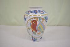 Chinese Vase WBI Bird of Paradise Motif Hand-Painted Vase 11