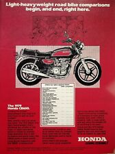 1979 Honda CB650 - Vintage Motorcycle Ad picture