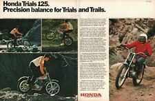 1973 Honda Trials TL-125 - 2-Page Vintage Motorcycle Ad picture