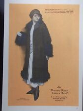 1917 Monsieur Rienzi Takes a Hand Clarence Underwood Illustration Advertisement picture