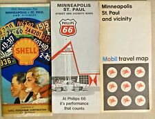 TRAVEL MAPS, MINNEAPOLIS - ST. PAUL & VICINITY, MOBLE, PHILLIPS 66, AND SHELL 19 picture