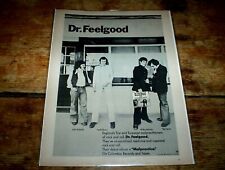 DR. FEELGOOD wilko johnson lee brilleaux ( MALPRACTICE ) ORIG 1976 PROMO Ad NM- picture