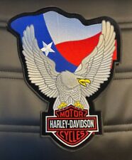 BRAND NEW HARLEY DAVIDSON TEXAS LARGE BIKER PATCH SEW ON 11x10 INCH picture