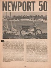 1966 Yamaha Newport 50 - 4-Page Vintage Motorcycle Article picture
