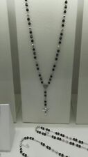 silver Rosary, made In Colombia, beads made from special material in Colombia . picture