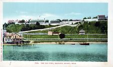 MACKINAC ISLAND MI - The Old Fort Postcard picture