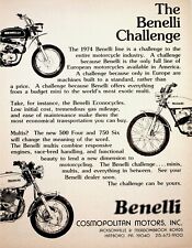 1974 Benelli - Vintage Motorcycle Ad picture