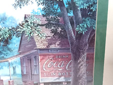 Rare Jim Harrison Coca Cola Limited Edition Framed Board Print Hand Signed picture
