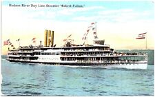 Postcard 1916 Steamer Hudson River Day Lone 