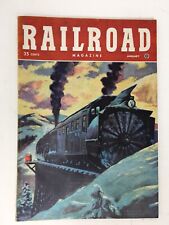 Railroad Magazine January 1949 Frederick Blakeslee Illustrated Cover picture
