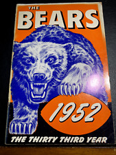 1952 the Chicago Bears the 32 years NFL Football picture