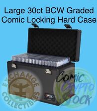 (30Ct) BCW Large Graded Lock Case - For Graded Comics -  Latching Hard Case picture
