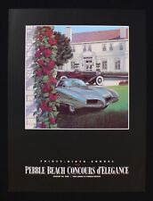 1989 Pebble Beach Concours Poster 1954 ALFA ROMEO BERTONE B.A.T. ISOTTA Lord EXC picture
