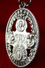 Vintage 1968 Pope Paul VI World Day of Peace Sterling Catholic Miraculous Medal picture