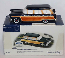 DEPT 56 1955 FORD COUNTRY SQUIRE 54950 SNOW VILLAGE CHRISTMAS picture