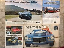 1974 1971 1973 Chevrolet Camaro SS  Z-28 Lot of 4 *Original* print ad c {{ picture