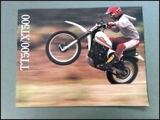 1981 Yamaha XT500 TT500 Motorcycle Dirt Bike Original Sales Brochure Catalog picture