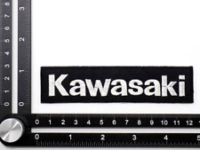 KAWASAKI EMBROIDERED PATCH IRON/SEW ON ~5-1/2''x 1-1/8
