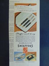 1948 SHEAFFER'S INK PENS vintage art print ad picture
