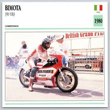 Bimota 350 YB3  1980 Italy Edito Service Atlas Motorcycle Card picture