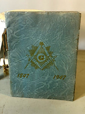 1847-1947 100th ANNIVERSARY CELEBRATION MASON TEMPLE LODGE NO 46 PEORIA IL. (1D) picture