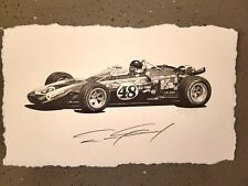All American Racing Eagle Offy Autographed by Dan Gurney & Danny Day Original  picture