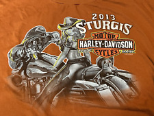 Official 2013 Harley Davidson Sturgis Black Hills South Dakota Men's XL NWOT picture